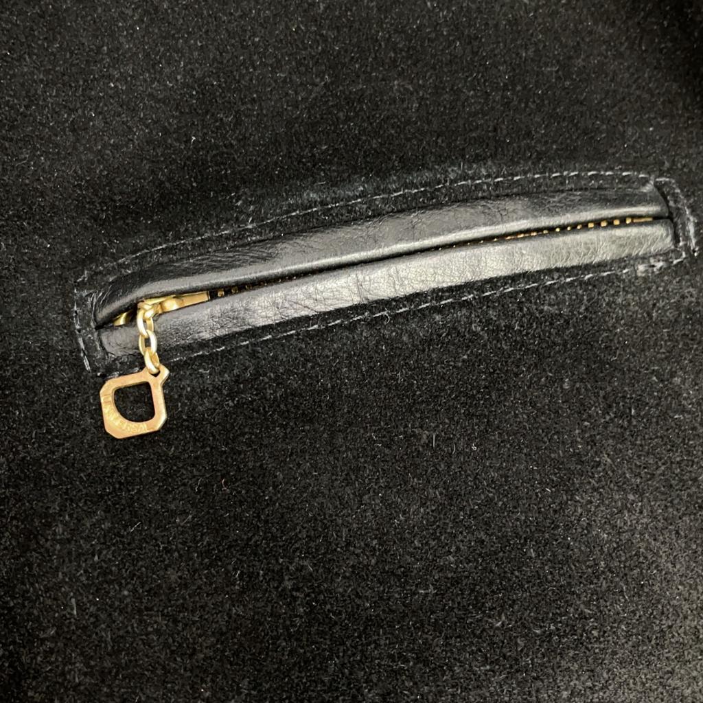 Y'2 LEATHER Black TB-136 Suede X Leather Rib Jacket Jacket 36 blackUsed