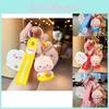 Adorable Cartoon Silicone Pig Keychain Lovely Bag Charm For Girls Car Decor