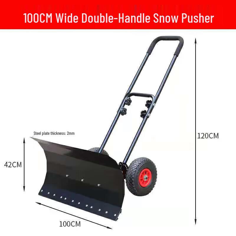 Hanxin Wheeled Adjustable Snow Shovel
