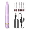 YIKOOLIN Electric Nail Drill for Acrylic Gel Nails Portable Electric Nail File Machine Manicure Pedicure Tool Mini Nail Drill