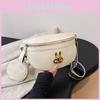 High Quality Women's Bag 2024 Street Fashion Waist Bag Dumpling Bag Korean Chic Casual Single Shoulder Crossbody Bag