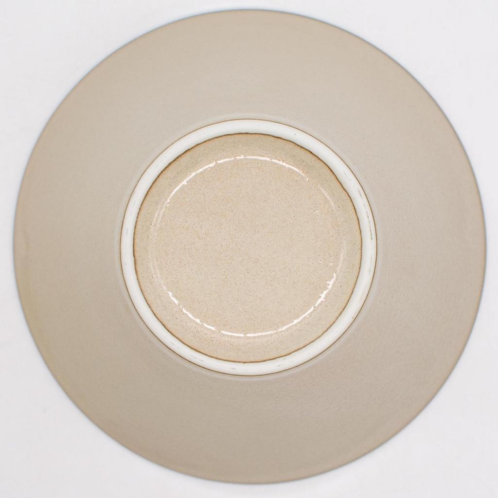 Aito Manufacturing Risramen Diameter 17 x Djup Minoyaki Udon Diskmaskin Mikrovågsugn Tillverkad i Japan 0517310 Co., Ltd. "Naturfärg" Skål, Tallrik,