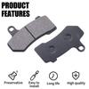 MWMNUN Semi-Metallic Front & Rear Brake Pads Set for Harley Touring FLHX Street Glide