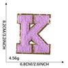 Computer Embroidery Label English Alphabet Phnom Penh Chenier Towel Embroidery Badge Sticker Clothing Accessories Decorative Embroidery Cloth Sticker