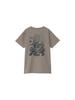 The North Face Short Sleeve ES Climbing Logo Size 140 T-Shirt, S/S Tee, Mushroom,