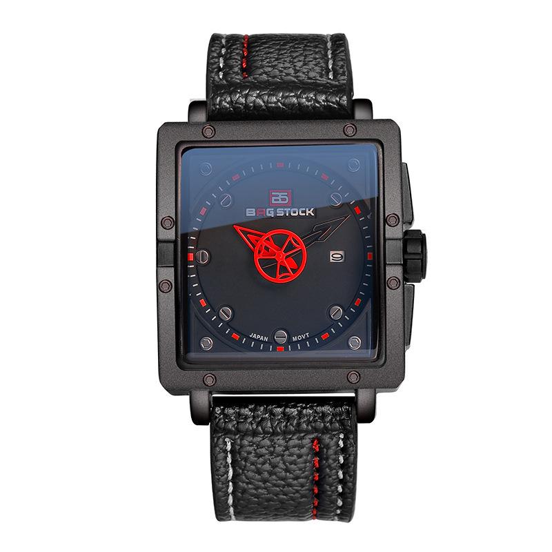 CQ220 Fashionable Men watch strap waterproof glass selection gear second hand quartz watch casual clock gift watches for man