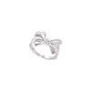 Stackable Butterfly Knot Ring - Women's Geometric, Adjustable, Versatile, Popular Index Finger Jewelry