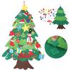 Christmas Decoration Wall Hanging Christmas Tree Felt   Holiday Party Ornament with LED