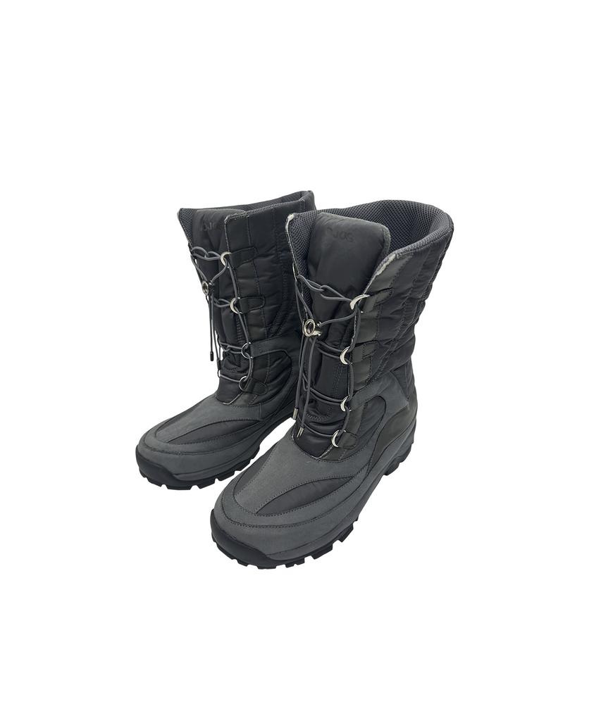 Ojos Unstructured Padded Boots / Charcoal