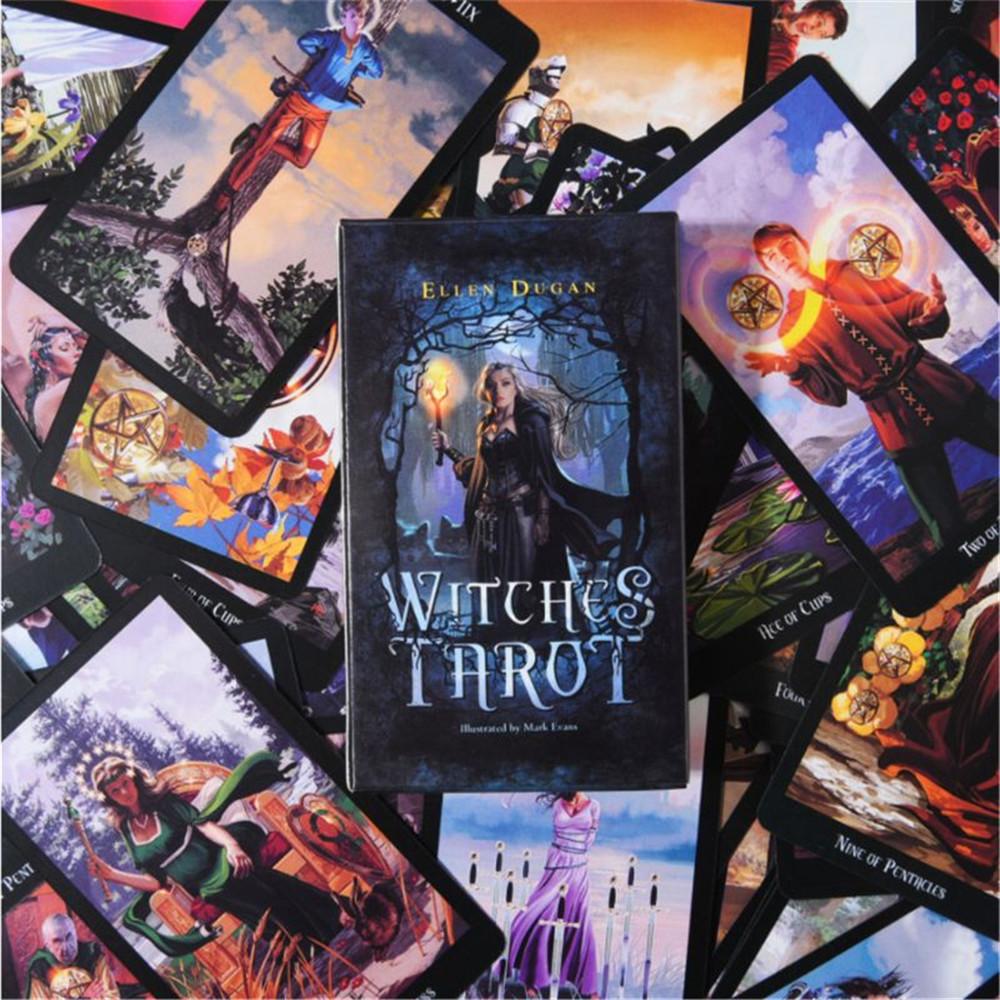 Witches Tarot Cards A 78 Deck Oracle English Visions Divination Edition Borad Spille spill