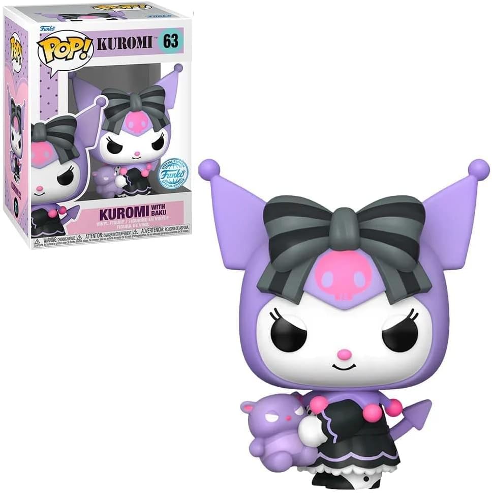 Фигурка Куроми pop виниловая Kuromi игрушка поп детская Санрио 10 см № 63 