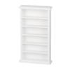 1/12 Scale Miniature Wooden Bookcase Model Figure With 6 Compartments For Doll House Accessories And Study Room Display