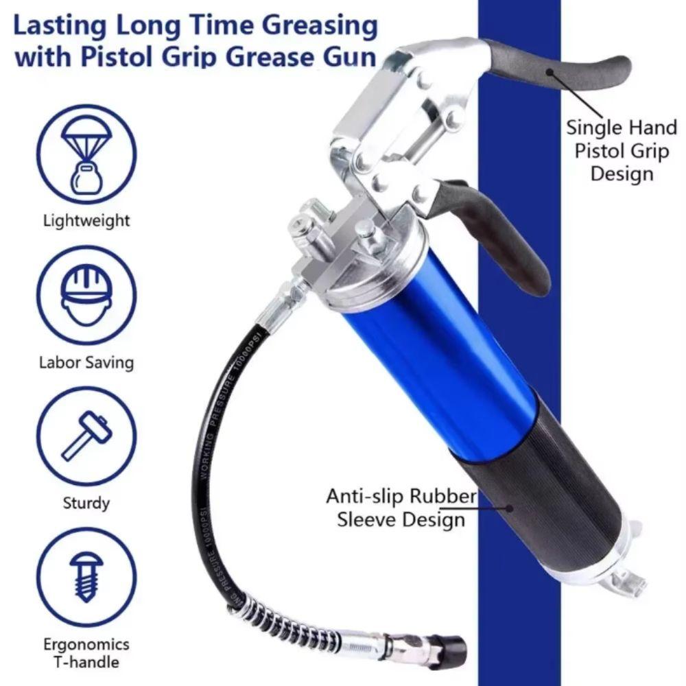 Portable Grease Tool Heavy Duty Grease Injector Manual Grease Tool Precision Lubrication