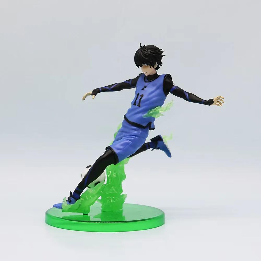 Anime BLUE LOCK Figure Football Comic Isagi Yoichi Bachira Meguru Nagi Seishiro Mikage Reo PVC Model Room Decor For BIrthday Gif