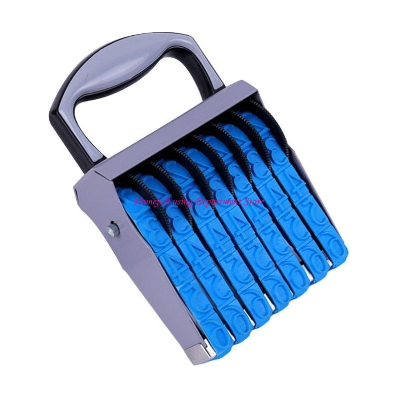 Number Stamp Date Stamp Plastic Number Stamp Adjustable 0-9 Numbering Stamp