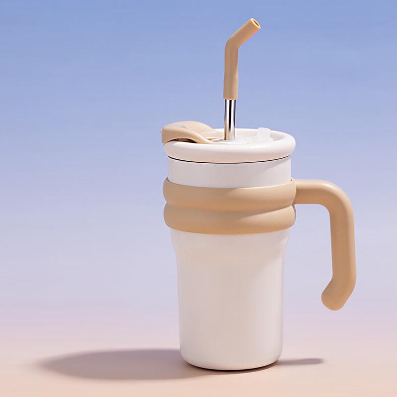 Shangqi Portable Stainless Steel Dual-Drink Insulated Travel Mug