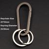 Multifunctional Titanium Alloy Key Rings Real EDC Tool  Male Creativity Gift