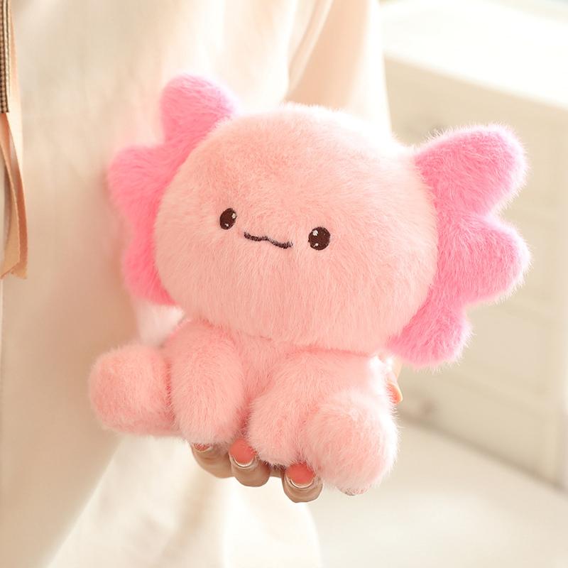 Cartoon Cat Lion Panda Dinosaur Axolotl Stuffed Doll Adorable Forest Animals Plush Toys Soft Sleep Appease Pillow for Kids Gift