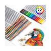 MARCO Oil-Based Colored Pencils, 72 Colors: Smooth drawing feel, vibrant colors, layerable,