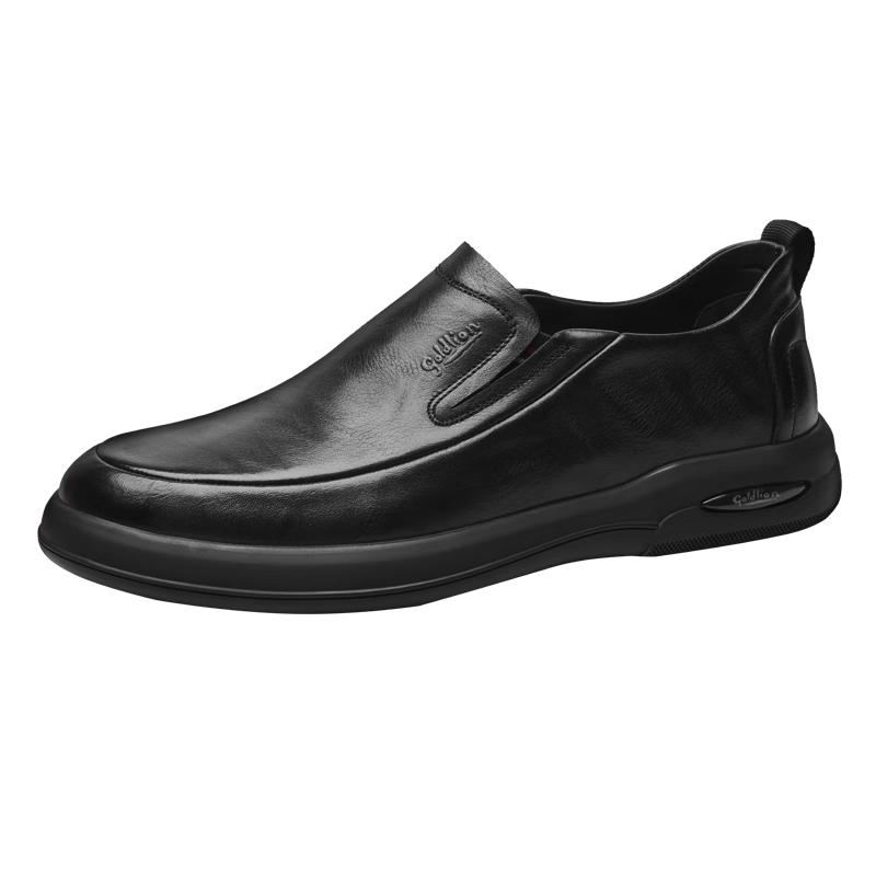 Goldlion Men s Slip-On Leather Casual Business Shoes 43
