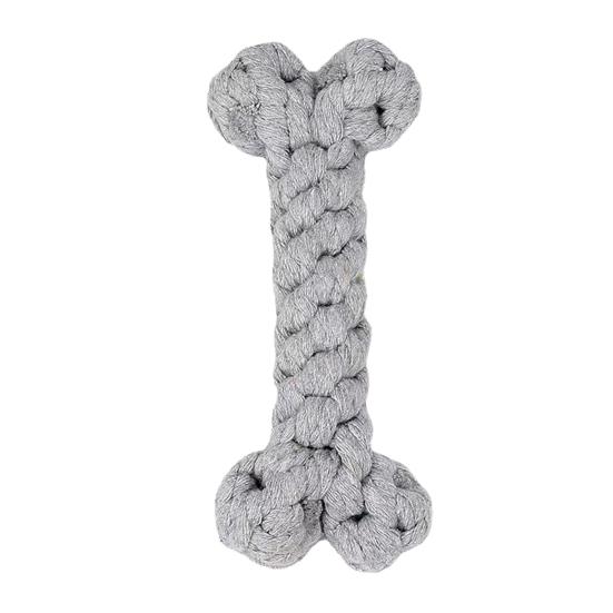 Dog Rope Toy Bone Shaped Dog Chew Toy for Teething Training Interactive Play Cotton Rope Pet Toy for Small Medium Dogs