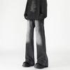 "Men's American Retro Wide-Leg Cleanfit Jeans - Autumn/Winter Straight Flared Style"