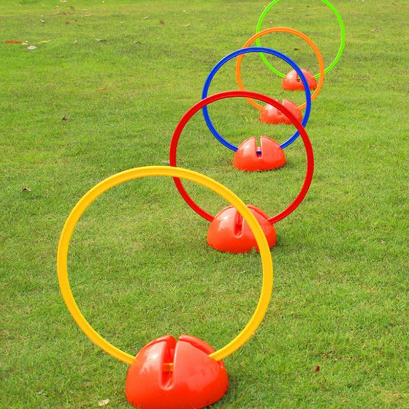 1 Pezzo Base ad Iniezione d'Acqua Porta da Calcio Bandierina Logo Palo Segnale Attrezzatura per Allenamento Segnaletica Bastone Segnalatore di Ostacoli