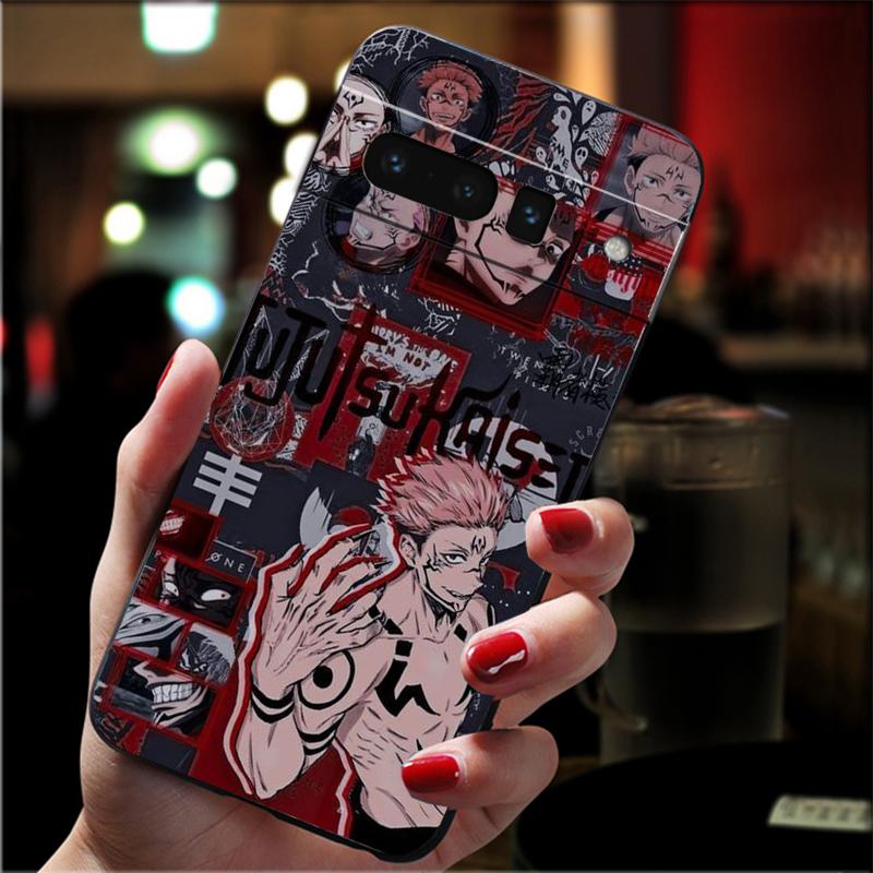 Phone Case For Google Pixel 10 Pro XL 9 Pro XL 9A 8 7 6 Pro Pixel 8A 7A 6A Pixel 8 7 6 5 Anime Jujutsu Kaisen Gojo