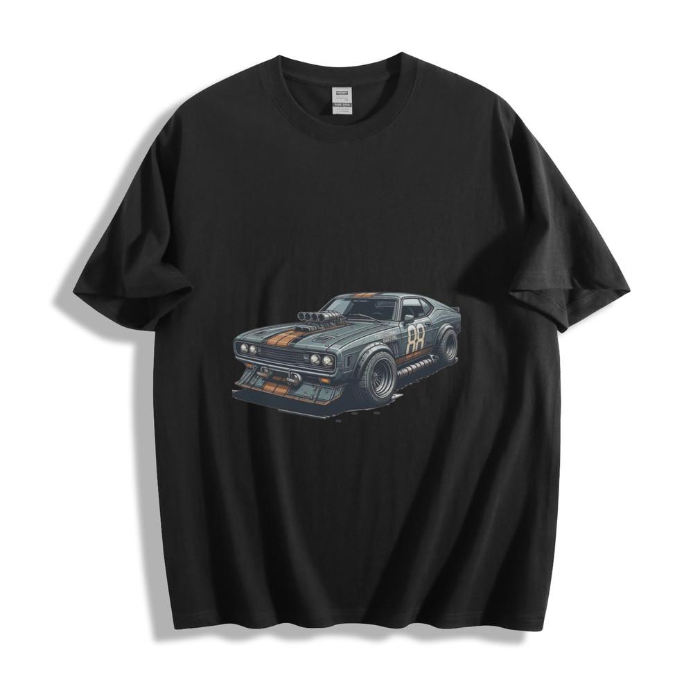 Ford Mustang Mad Max T-Shirt - Rugged Grey Racer Design Unisex Tee Unisex T-Shirt XXL
