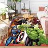 1 Stück Marvel Avengers Superhelden Teppich, Rutschfeste Fußmatte, Cartoon-Charakter-Design, Weicher Samt, Raumdekoration, Waschbar