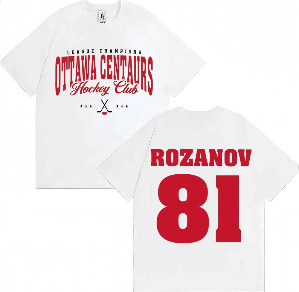 TV Heated Rivalry Ilya Rozanov 81 Graphic T Shirts Fashion Retro Short Sleeve Unisex Women Oversized Cotton Tshirt