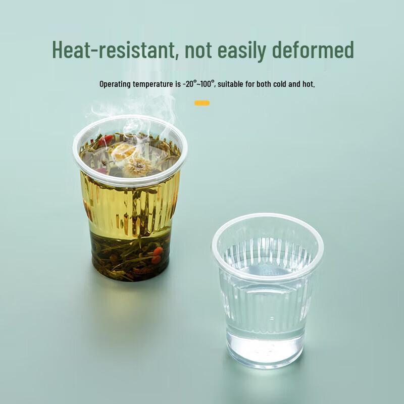 CHAHUA Disposable Thickened Plastic Aviation Cups