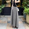 Korean Style Plaid Culottes: Loose, Slimming, Retro Nine-Point Wide-Leg Pants for Female Students