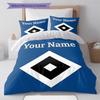 Custom Name HSV Bedding,Quilt Set Quilt Cover Pillowcase Home Birthday Gift(1 * Duvet Cover + 2 * Pillowcase, Without Core) -HE69
