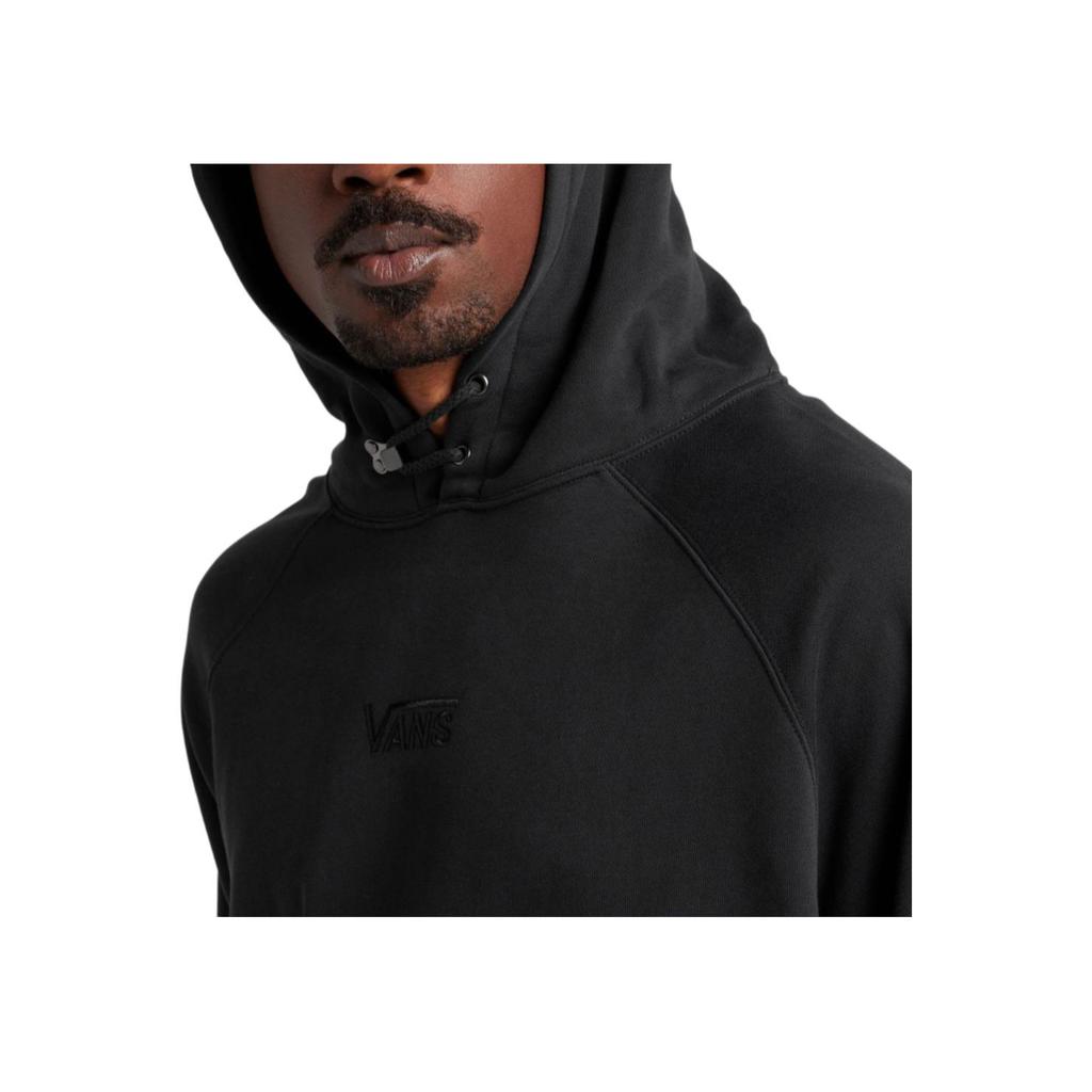 Vans OTW SS24 Vyšívaná jednofarebná mikina s dlhým rukávom Unisex mikiny Čierna VN000GZ1BLK