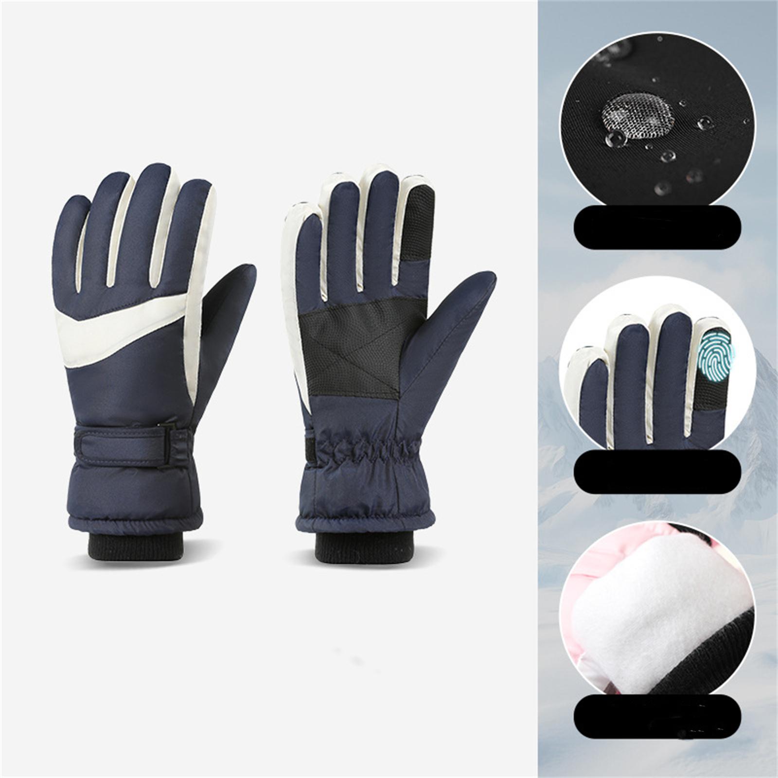 

Winter Gloves Warm, Windproof, Thickened Outdoor Cycling Gloves One Size