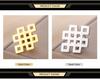 Dawapara Vintage Endless Knot Symbol Brooches Good Luck Chinese Knot Brooch Lapel Pin Stainless Steel Accessories
