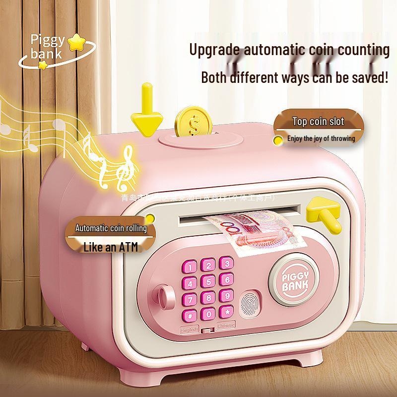 Smart Fingerprint Piggy Bank: Unlock with a Touch - Perfect Birthday Gift for Kids