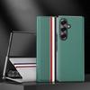 Luxury Business Leather Built-in Card Slot Bracket Holder Case for Samsung Z Fold 7 Galaxy Z Fold 7 6 5 4 3 Protect Cover