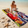 Lightning McQueen Beach Towel Outdoor Camping Beach Towel for Vacation Swim Outdoor Pool Absorbent Bath Towel