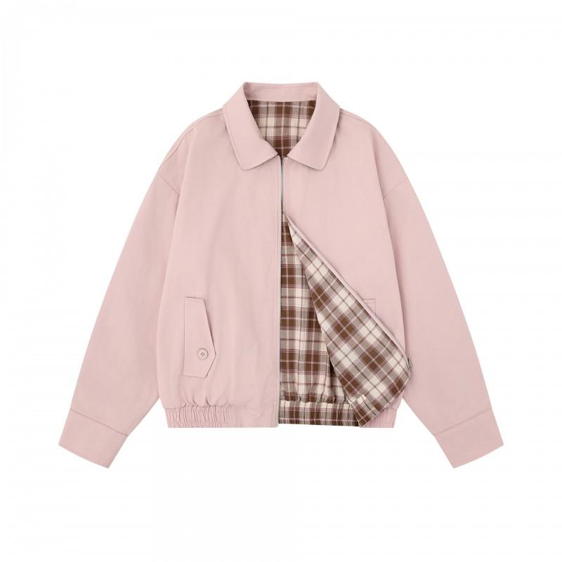 Unisex Herringbone Tweed Box Jacket 2026 Lightweight Windproof Cotton Outerwear Men Women