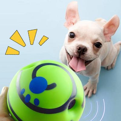 Durable Pet Training Ball Funny Sound Interactive Dog Toys Tooth Cleaning Elastic Toys Muti Size Balls Pet Dog Chew Accessories