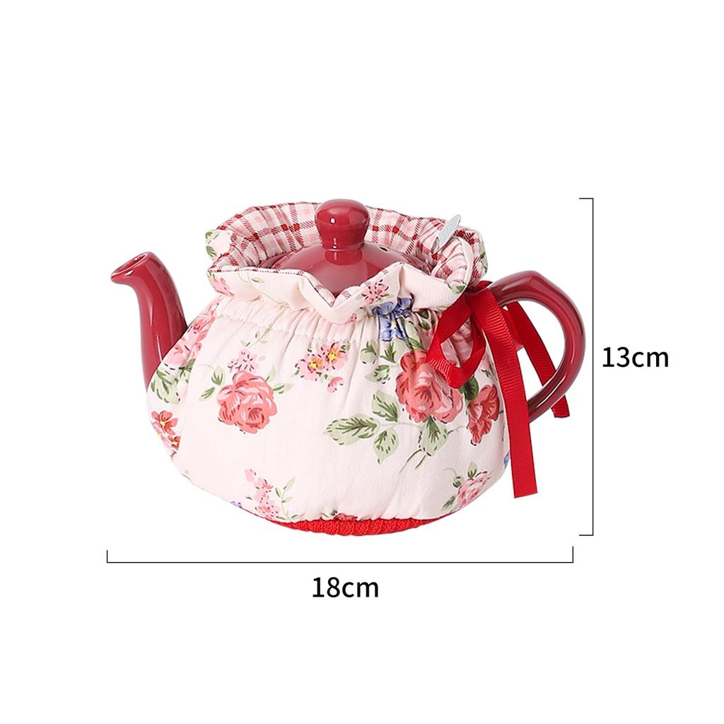 Tea Cozy Creative Kitchen Teapot Dust Cover, Teapot Cozy Breakfast Warmer, Teapot Cover, Insulated and Warm, Tea Kettle Quilt for Home Kitchen Table,