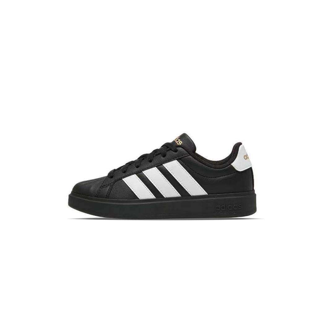 Adidas Street Talk Low top Skateboard Shoes Women's Black Pink JS5053(Team840--)