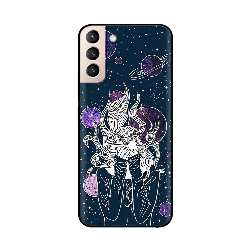Silicone Case For Samsung Galaxy S21FE Case S21 Ultra 5G Soft TPU Phone Case S21 FE Fundas For Samsung S21 Plus s21+ S 21 Cover