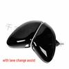 Gloss Black Rearview Mirror Cover for Volkswagen Golf 8 MK8 GTE GTD GTI