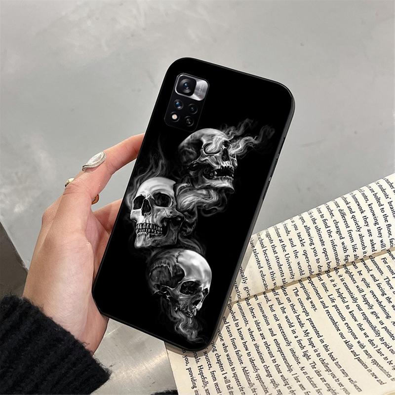 Skull Art Phone Case For Xiaomi Redmi note 13 12 Pro 11S 11 10 Pro 12S Redmi 13C 10 A1 A2 A3