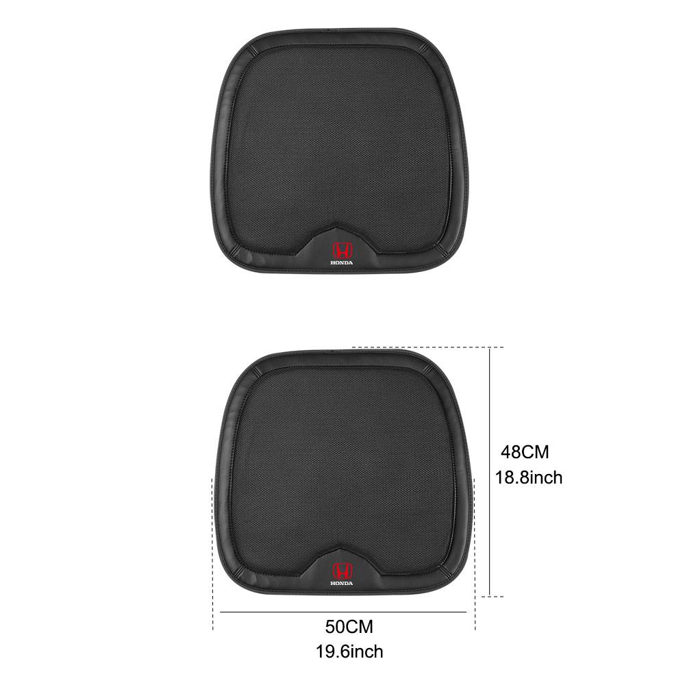 1PCS Car Seat Decorative Pad Leather Breathable Comfort Cushion Cover For Honda Mugen Typer ACCORD Avancier Airwave Civic FK8 RF6