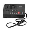 DC 12 To AC 220V Power Converter Electrical Inverter Transformer with 4 USB Ports and 4 Outlets
