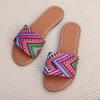 Fashion 2025 Women's Summer New Fashion Solid Color Shallow Mouth Comfort Sandals Outdoor Designer Women's Slippers